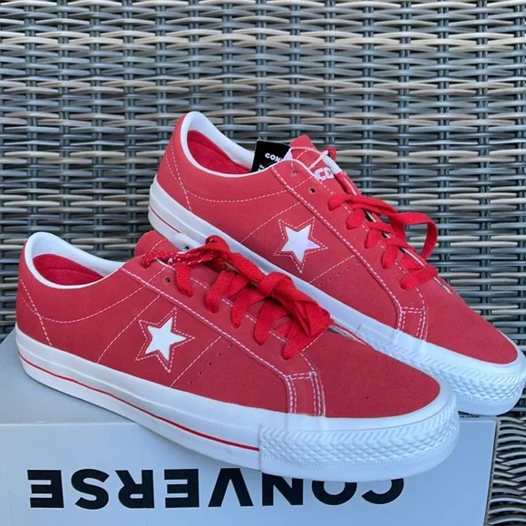 Converse One Star Pro OX University Red/White MEN`S - Picture 5 of 16